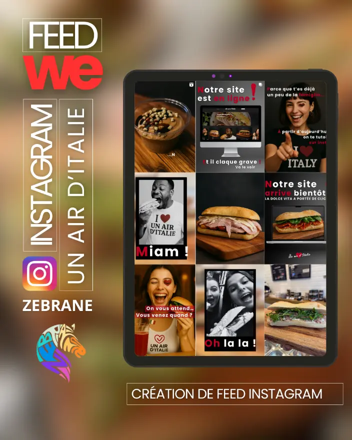 Agence Zebrane - community management  un air d'italie