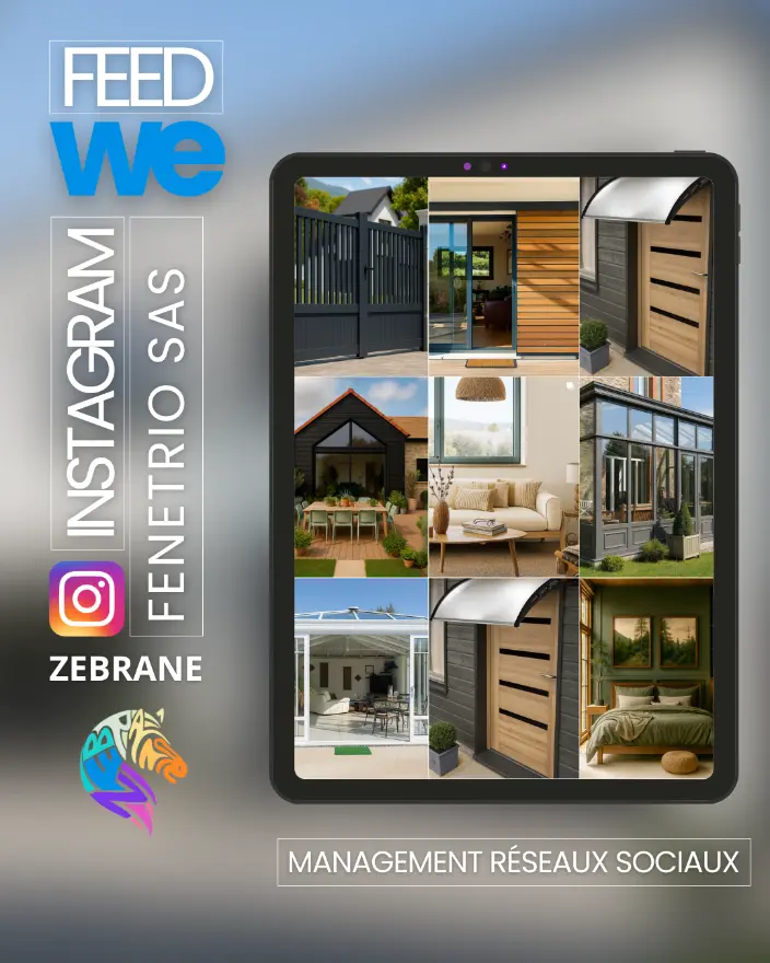 Agence Zebrane - community management  fenetrio